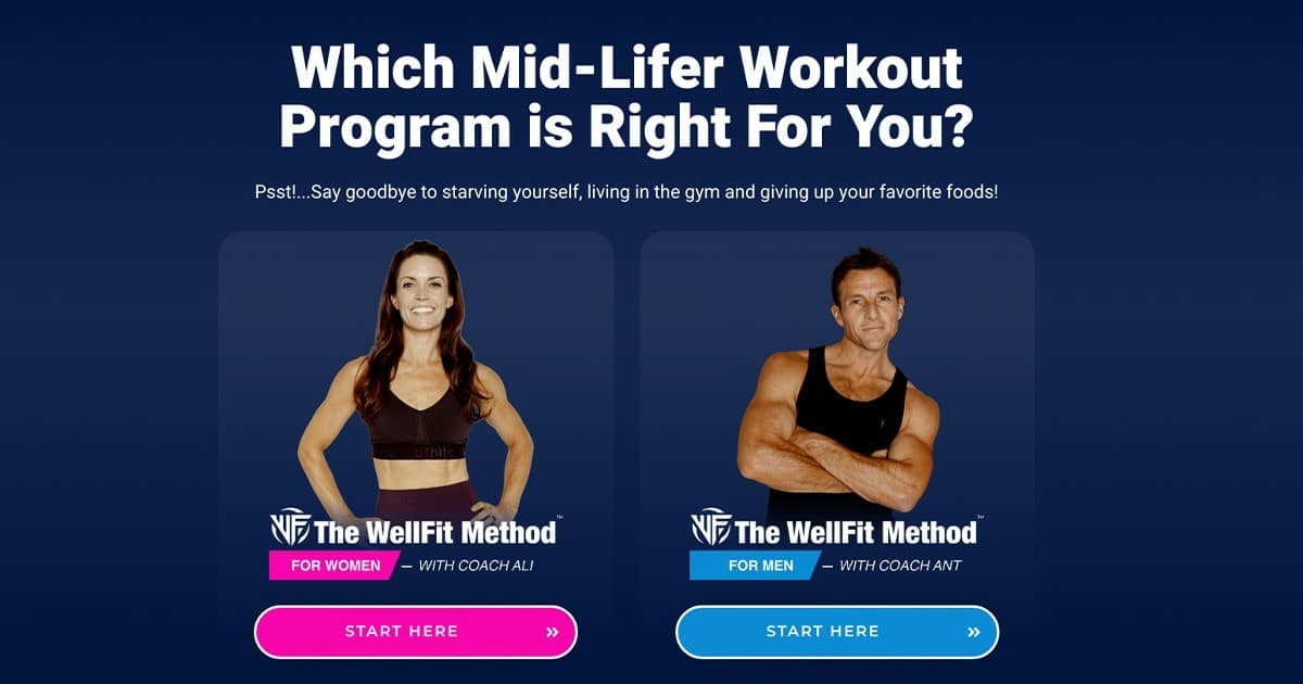Online Fitness Programs For MidLifers — The WellFit Method™